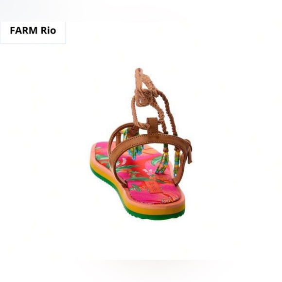 NWT: Farm Rio Beaded sandals - Picture 4 of 6